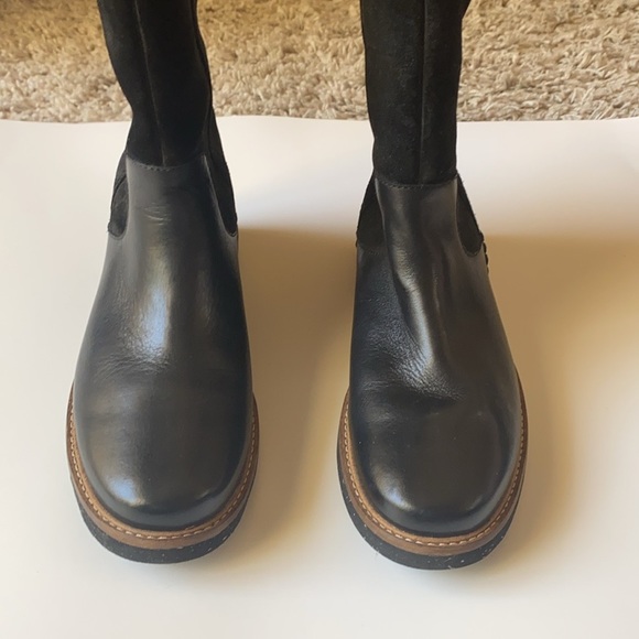 Clarks glick elmfield pull on leather boots - Picture 2 of 9